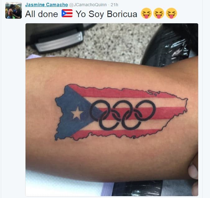 Aunque es nacida y criada en Estados Unidos ha reafirmado en numerosas ocasiones su origen puertorriqueño. Dice que no se arrepiente haber representado al Comité Olímpico de Puerto Rico.