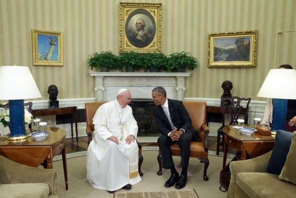 La charla en la Oficina Oval.