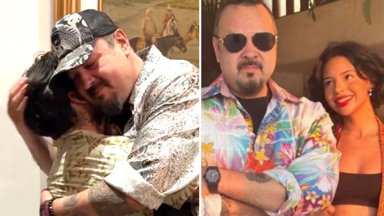 Pepe Aguilar reacciona cuando le dicen que “ganaste un hijo” tras abrazo de Nodal en su cumpleaños