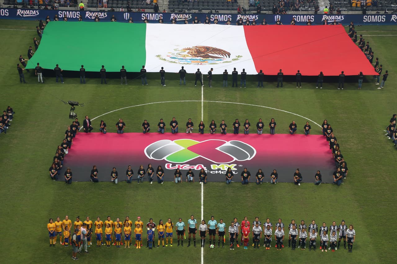 Así lucía el escenario minutos antes del inicio del partido decisivo en pos del título de la Liga MX Femenil.