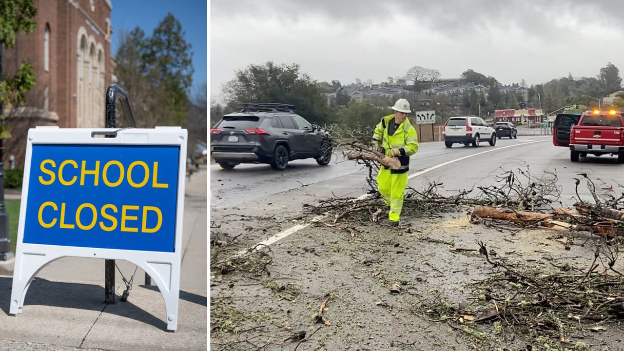 Cancelan clases en estos distritos escolares del condado de Sonoma por tormenta