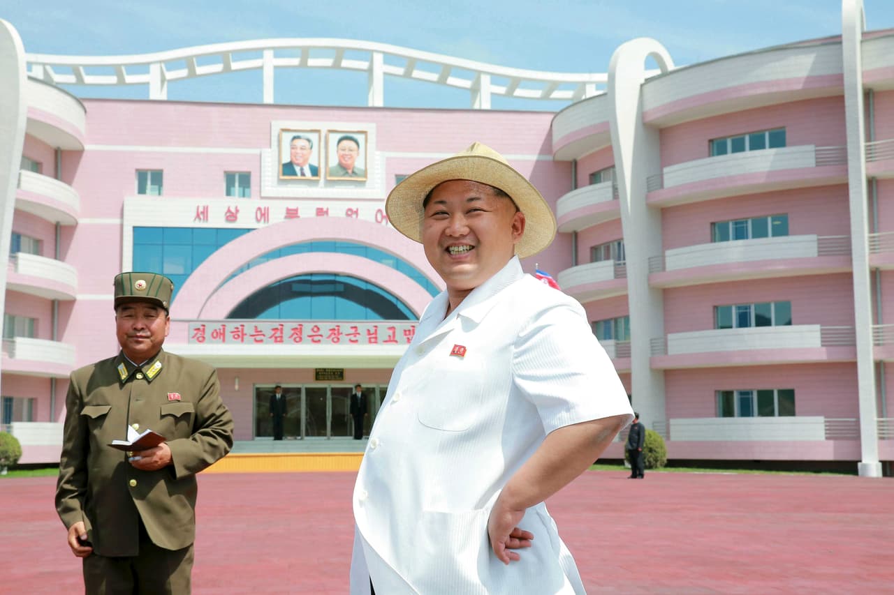 La construcción de este orfanato concluyó en 2015 y fue inaugurado por Kim Jong Un.