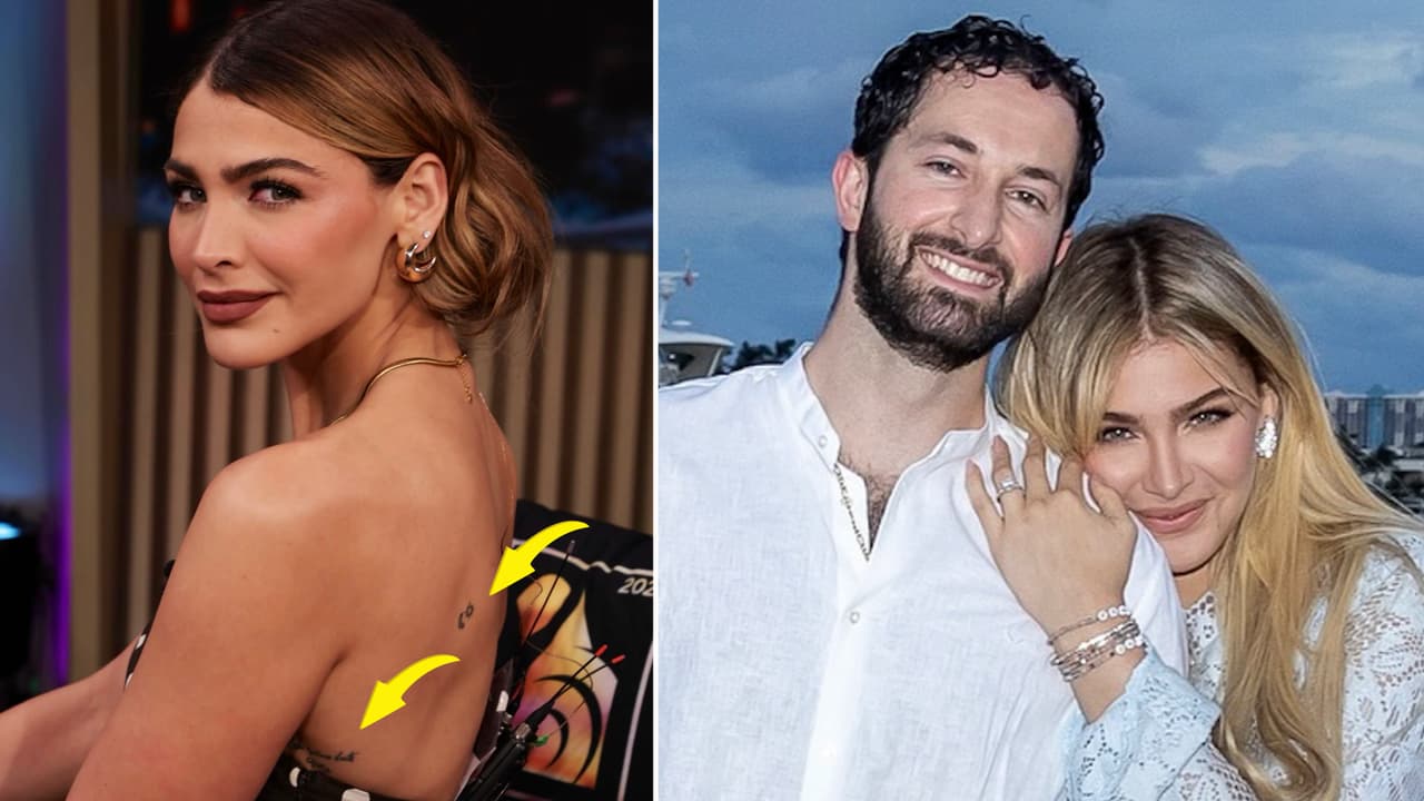 Migbelis revela el significado del único tatuaje que es un “mensaje subliminal” para su esposo