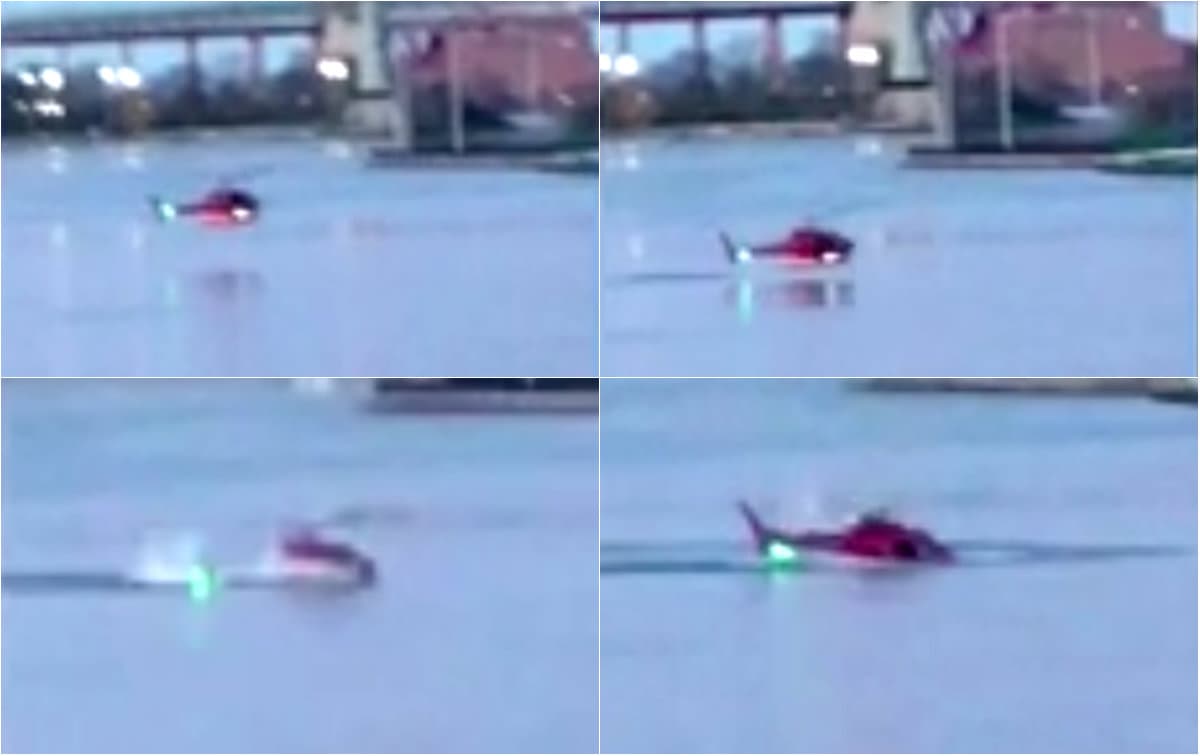 El helicóptero se estrelló el domingo en la noche en el East River de la ciudad de Nueva York. Dejó cinco muertos y un solo sobreviviente, el piloto.
<br>