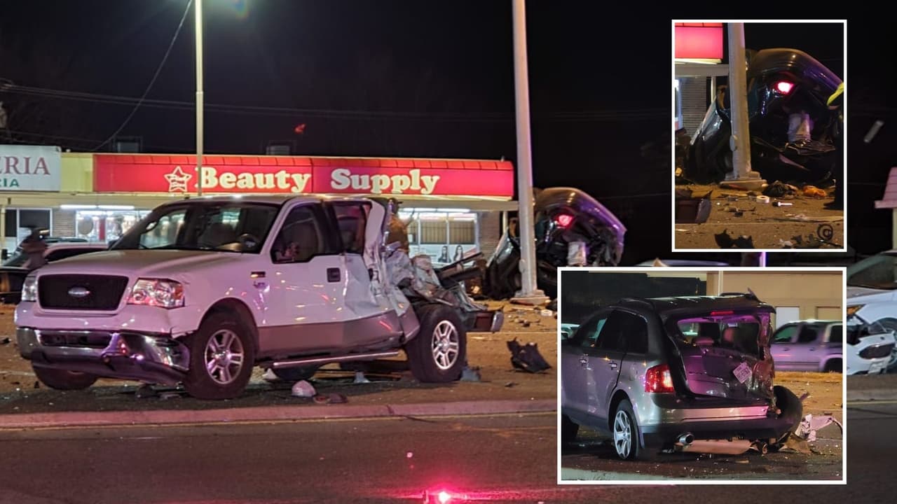 Reportan un fuerte incidente al sur de Dallas con cinco autos involucrados