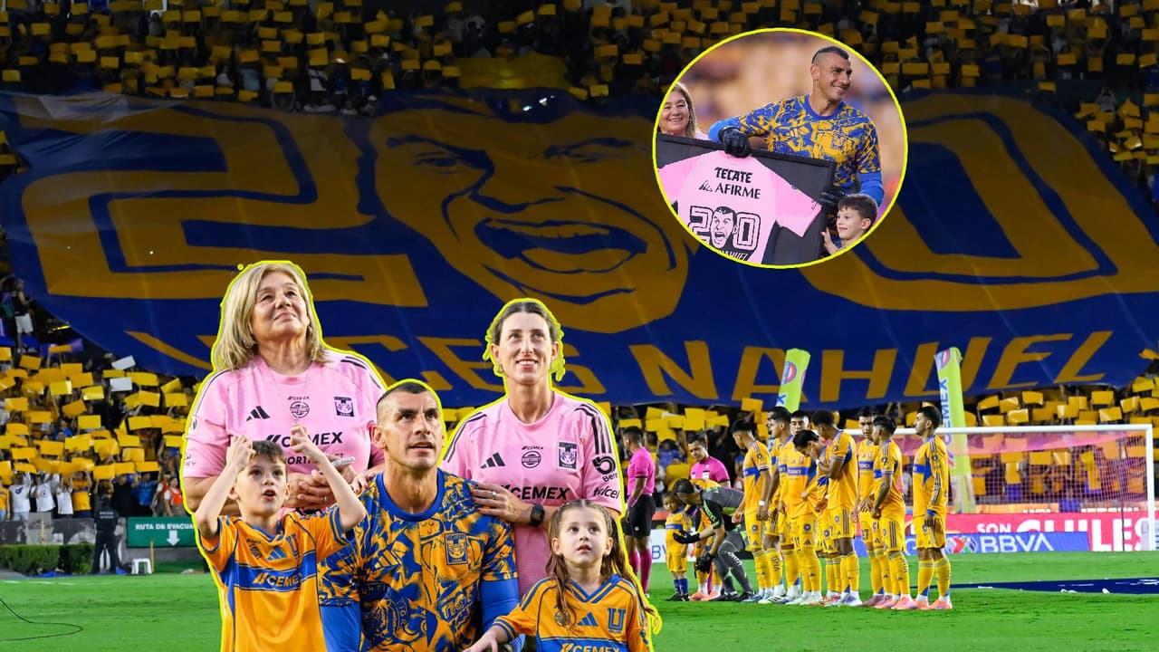 Tigres da merecido homenaje a Nahuel Guzmán