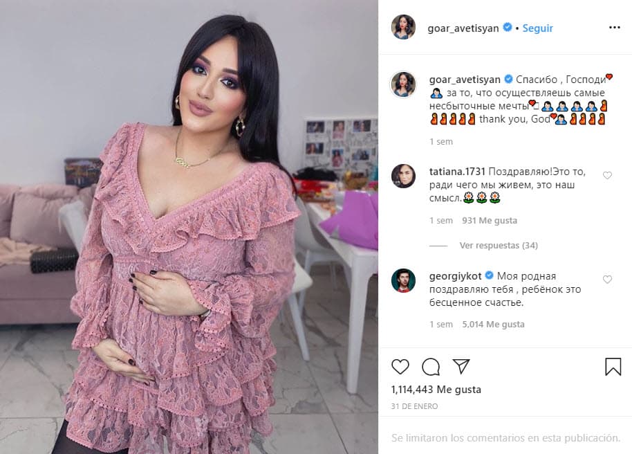 Goar es una empresaria rusa en el ramo de los cosméticos al igual que Blac Chyna. La mañana de este martes compartió la fotografía en su cuenta de Instagram.
<br>