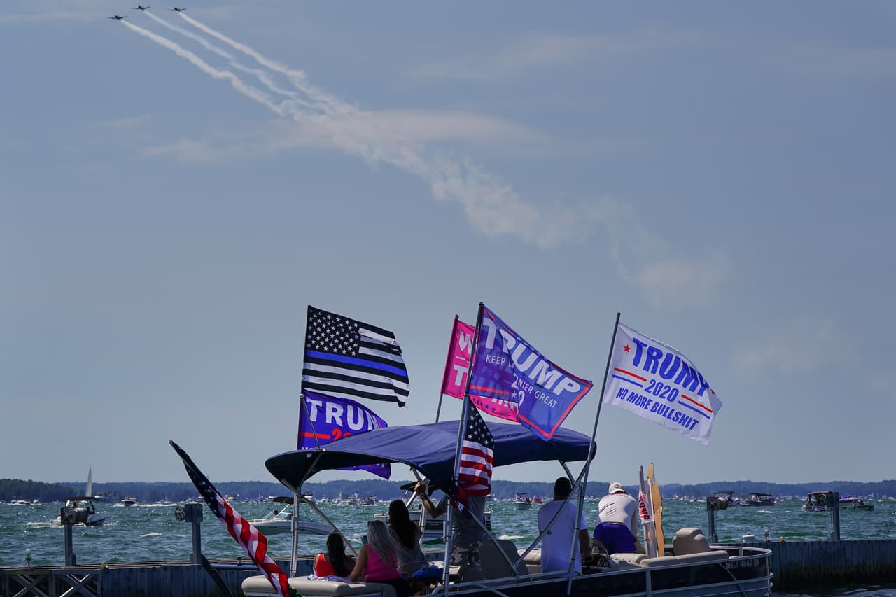 “Me sorprende el apoyo que nos brindó North Georgia. Simplemente muestra a la gente uniéndose y apoyando a nuestra gran nación", dijo Dustin Melton, el bombero de Gainesville y organizador del evento.