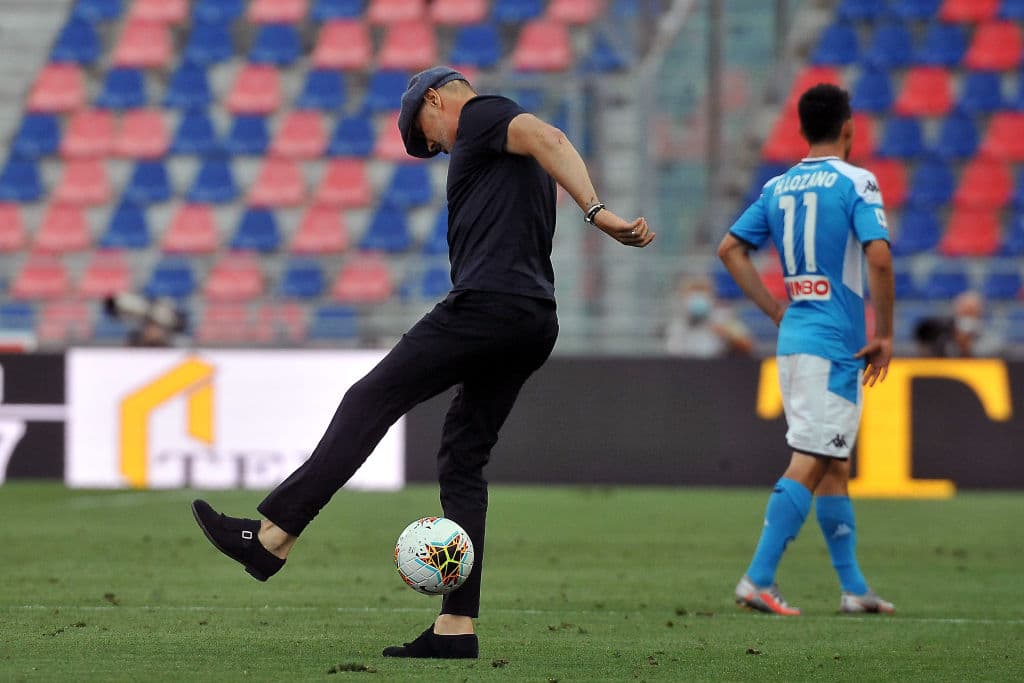Hirving ‘Chucky’ Lozano arrancó el encuentro junto a Milik y Politano acompañando al ataque.