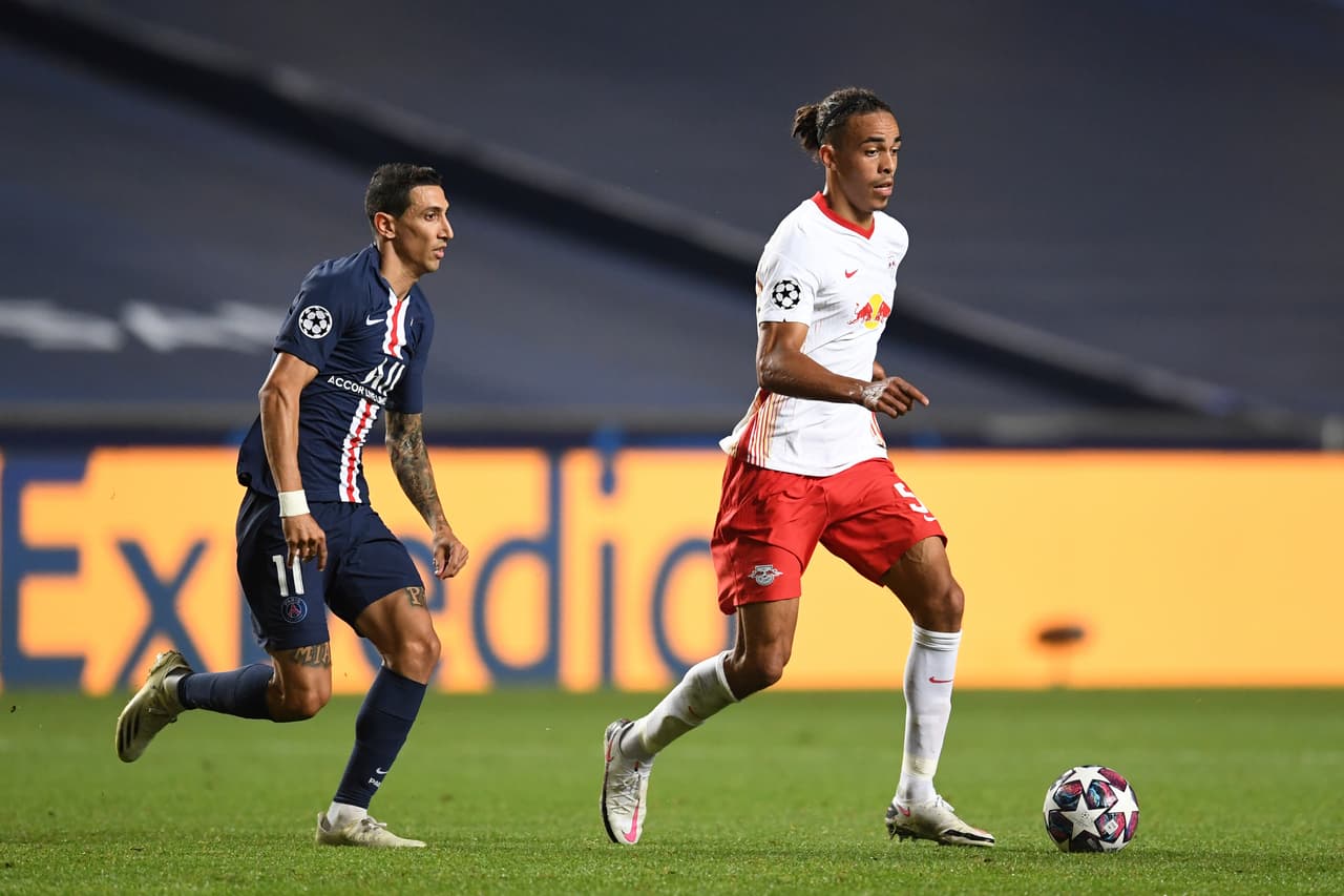 Leipzig saltó a la cancha para enfrentar la segunda mitad con un juego más ofensivo.