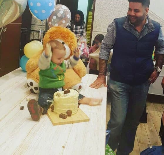 Dicen que el tiempo pasa muy rápido y Silvia Navarro lo está comprobando, pues celebró el primer año de su pequeño León.