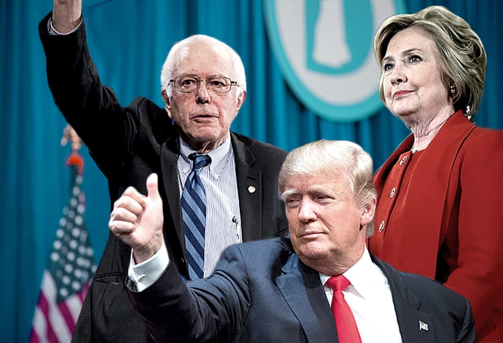 Clinton gana Kentucky; Trump y Sanders en Oregon