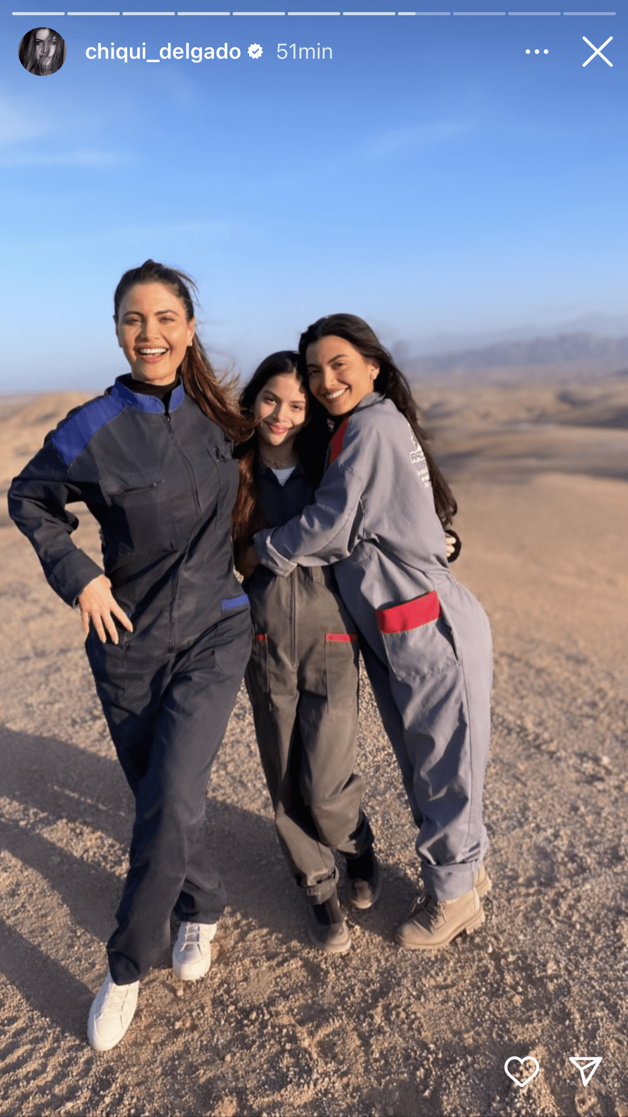 Chiqui compartió en Instagram algunos momentos de su viaje por tan lejanas tierras.
<br>