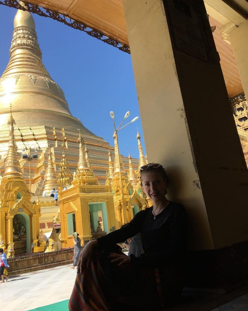 Edith ha aprovechado también éste viaje para visitar algunos de los principales centros de oración de la región.