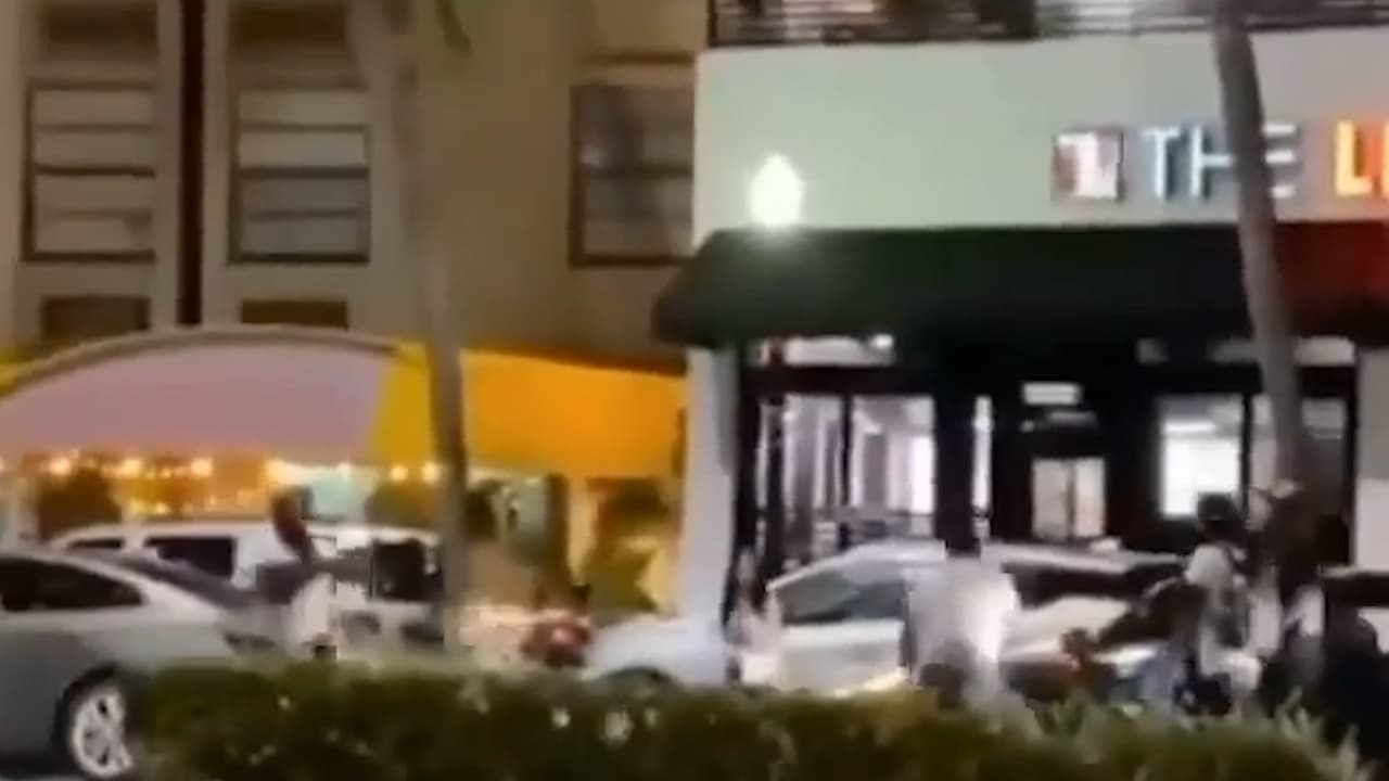 Revelan nuevos videos del tiroteo que dejó tres personas heridas en Miami Beach