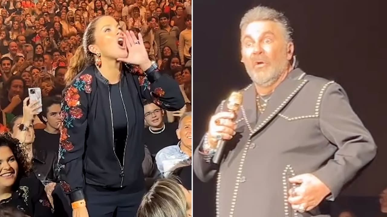Lucero le grita a Mijares "ardido" en pleno concierto y se le 'arma' a la cantante
