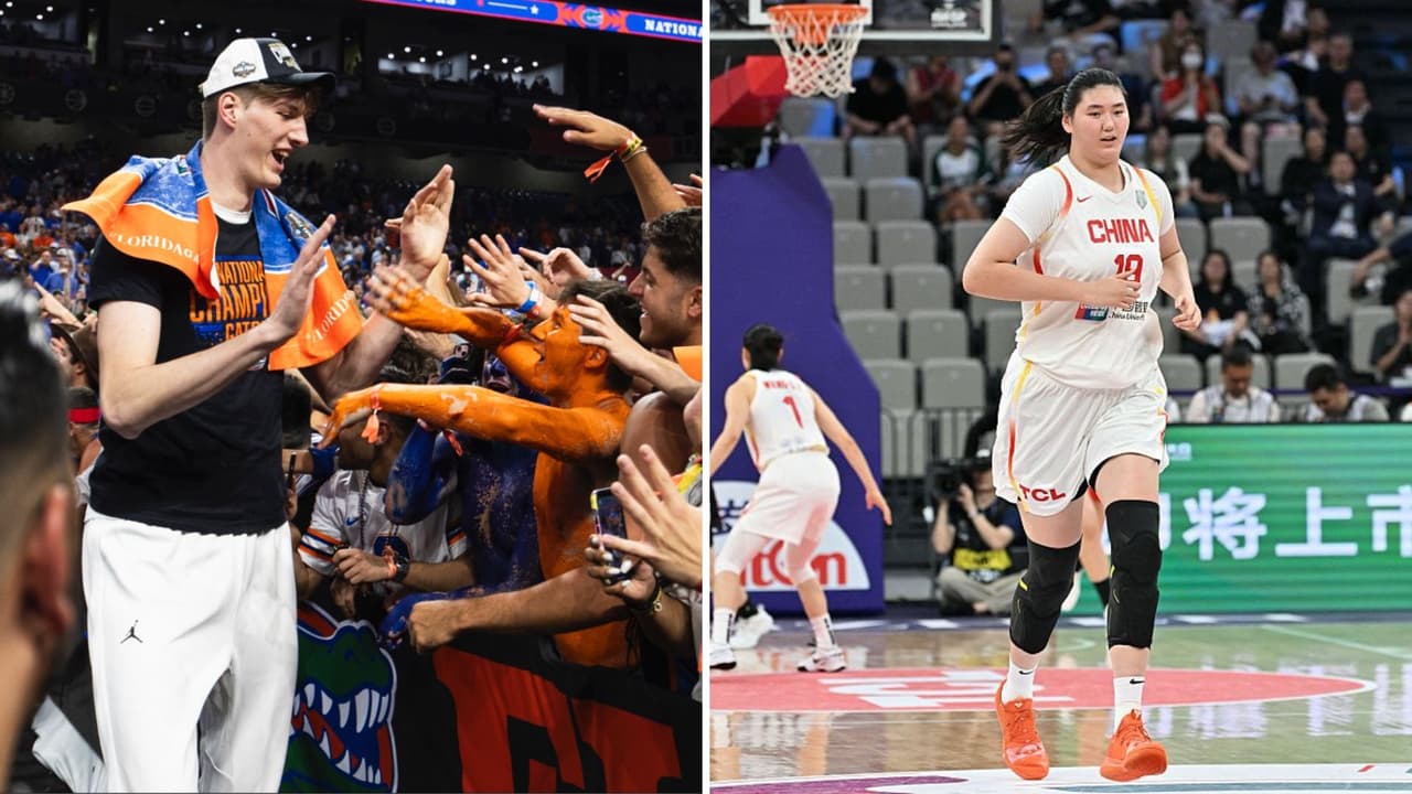 Gigantes en la duela: Olivier Rioux y Zhang Ziyu, los adolescentes más altos del baloncesto