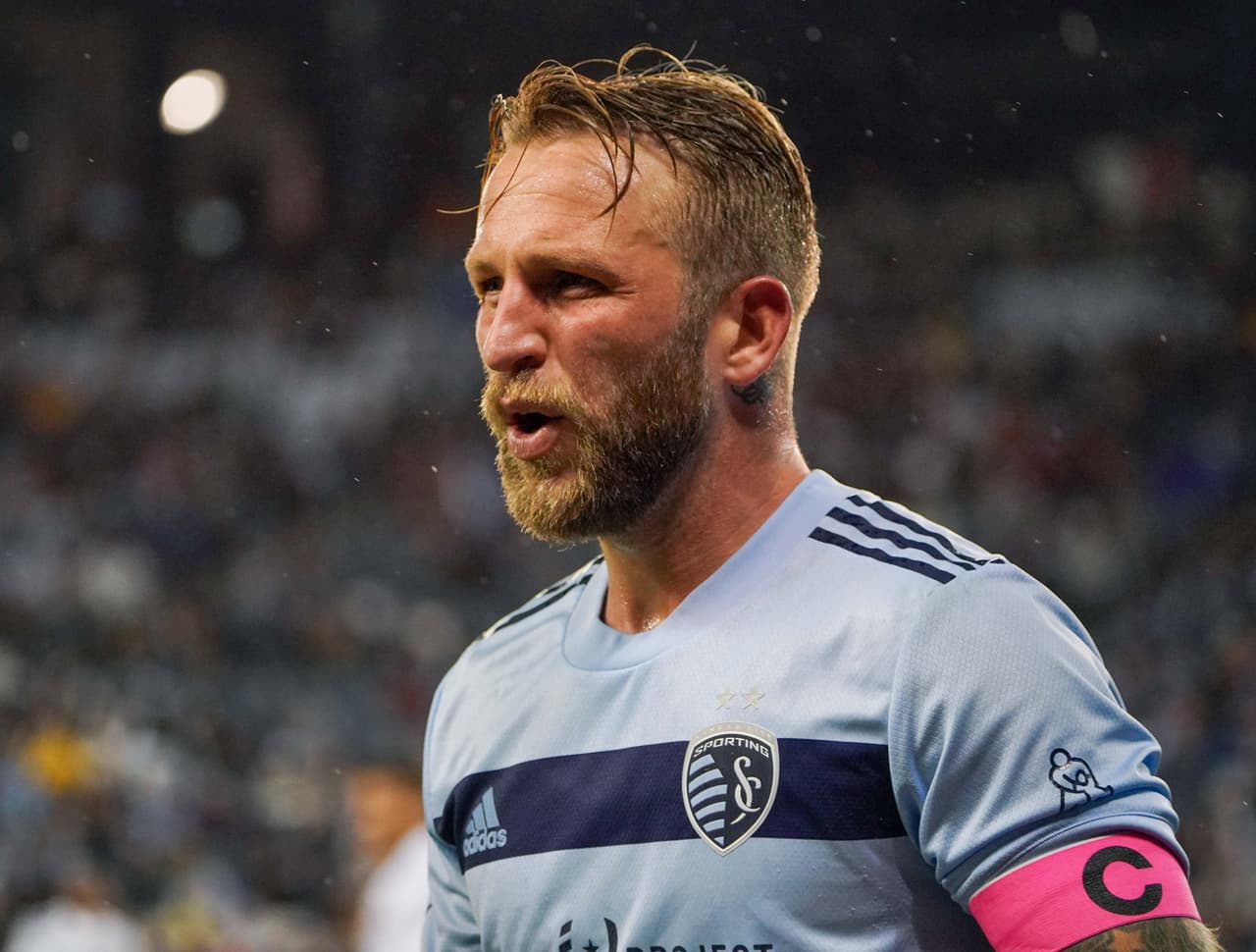 Rusell es el símbolo de la personalidad competitiva del conjunto dirigido por Peter Vermes.
<br>