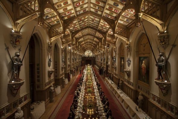 A la cena de Estado acudieron varios invitados.