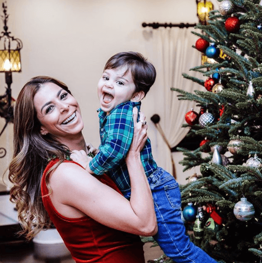 "Mi mejor regalo es tu sonrisa", escribió la conductora.