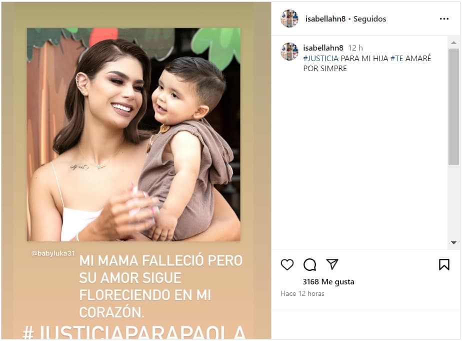 Hijo de Paola Salcedo 'lanzó' este mensaje tras la muerte de su mamá.