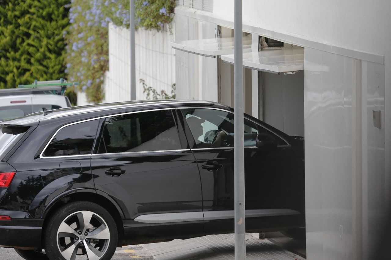 La artista decidió sacar el vehículo del garaje y ver qué pasaba.