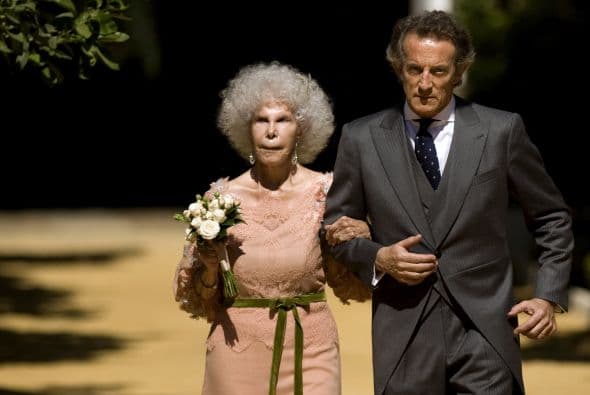 El confesor de la Duquesa, Ignacio Sánchez-Dalp. ha llegó al Palacio de las Dueñas hoy por la mañana.