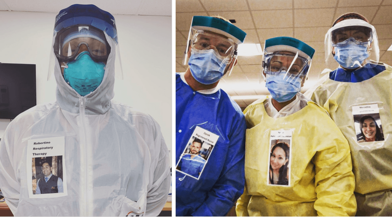 "Una sonrisa marca la diferencia en un paciente asustado": la idea de un terapista en época de coronavirus