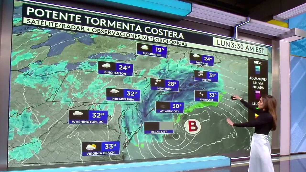 Clima de hoy Estados Unidos 23 de febrero de 2026: Alerta de ventisca histórica en el noreste: Vientos de 70 mph y visibilidad nula en las carreteras