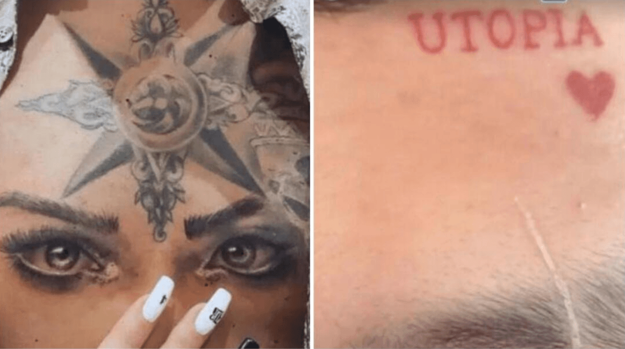 Luego
<a href="https://www.univision.com/radio/radio-nacional/parejas-famosas-que-han-sellado-su-amor-con-tatuajes-fotos" target="_blank">el intérprete de ’Probablemente’ se hizo viral cuando pidió la mano de Belinda y mostró que se había tatuado</a> los ojos de Belinda y en honor al nuevo álbum de Belinda ‘Utopía’ en la frente.