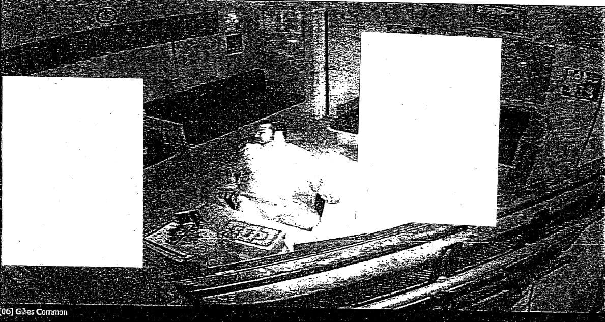 MercyFirst surveillance cameras show Miguel Cutignola sitting at his desk during his graveyard shift the night of the crime.
