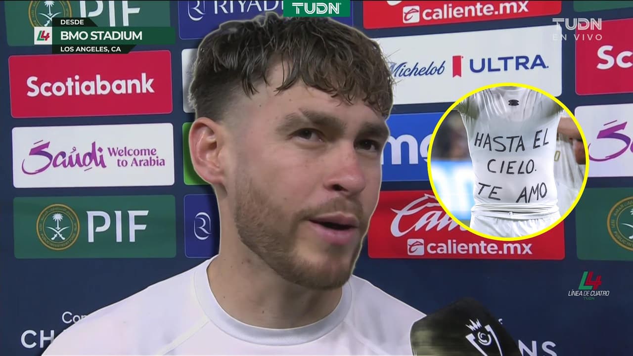 Golazo de Canelo con sentida dedicatoria “hasta el cielo”