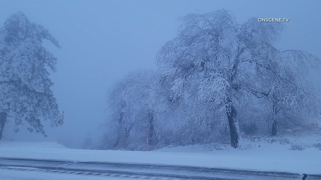 Entre las vías que podrían estar impactadas por la tormenta de nieve están: