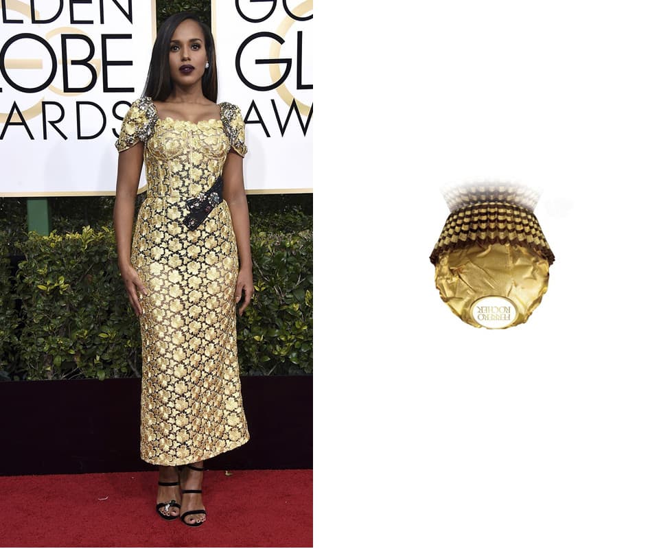 Kerry Washington de Dolce&Gabanna.