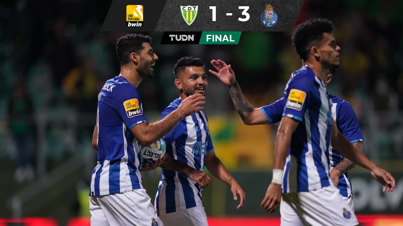 Porto remonta al Tondela con Tecatito y hat-trick de Mehdi Taremi