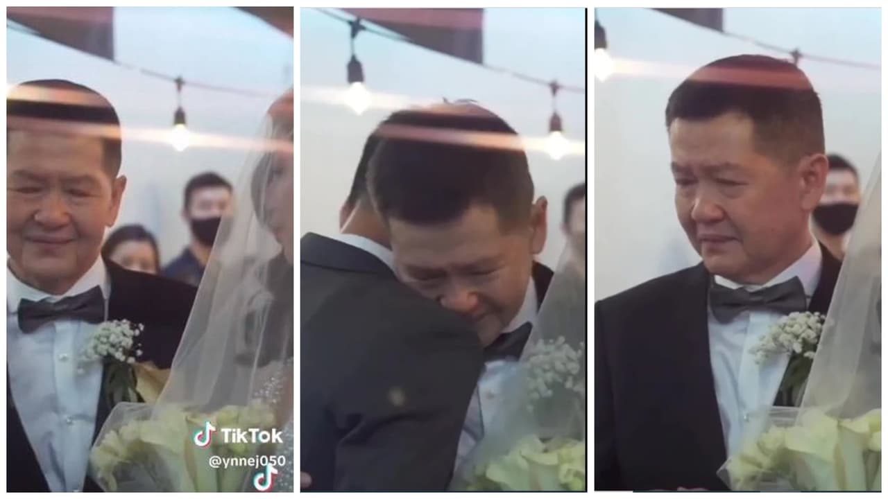 “Si ya no la amas, tráela a mí”: Petición de un padre en la boda de su hija conmueve a Internet