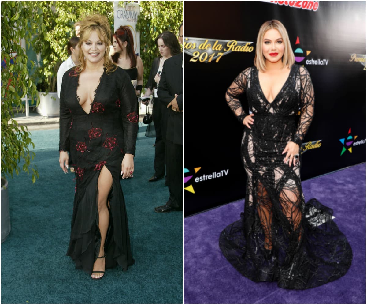 Con este tipo de modelitos Jenni robaba cámara en las alfombras rojas y eso mismo pasó con su hija Chiquis en la reciente entrega de Premios de la Radio en LA, donde la joven no tuvo rival a la hora del desfile siendo la más fotografiada de la noche.