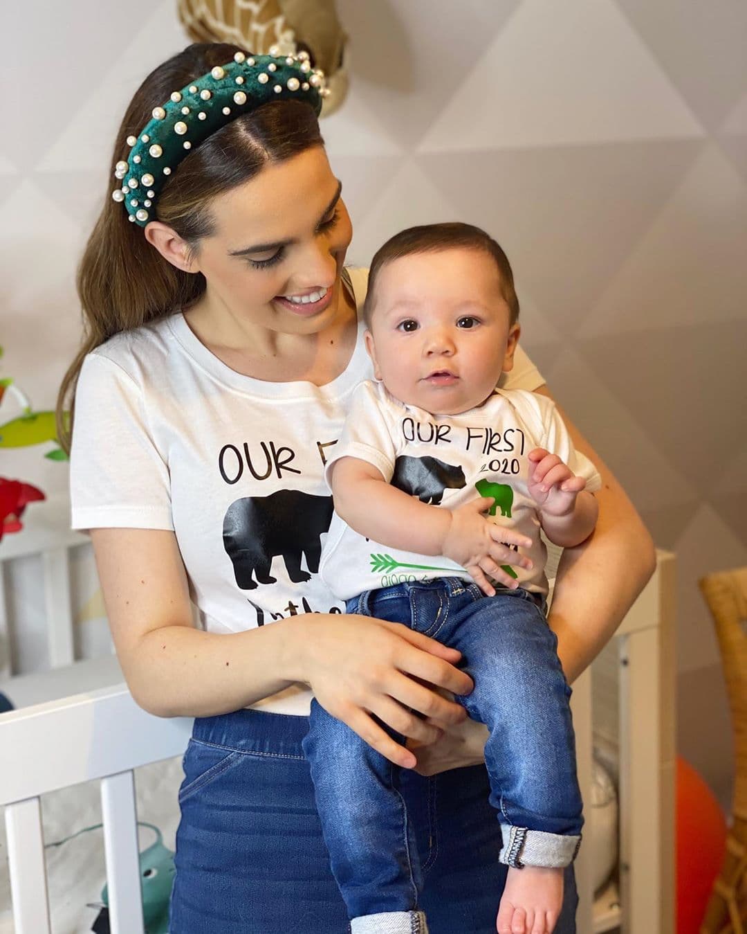 El domingo 10 de mayo fue aún más especial debido a que su pequeño cumplió un mes más a su lado: "También le doy gracias a Dios por 7 meses de tu vida. ¡Te amo hijo! Gracias por elegirme".