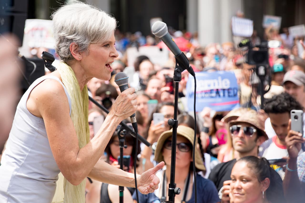 Cómo la candidata de los 'verdes' quiere aprovechar la frustración de los seguidores de Bernie Sanders