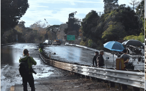 Fotografías interactivas: Antes y después de los deslaves en el sur de California