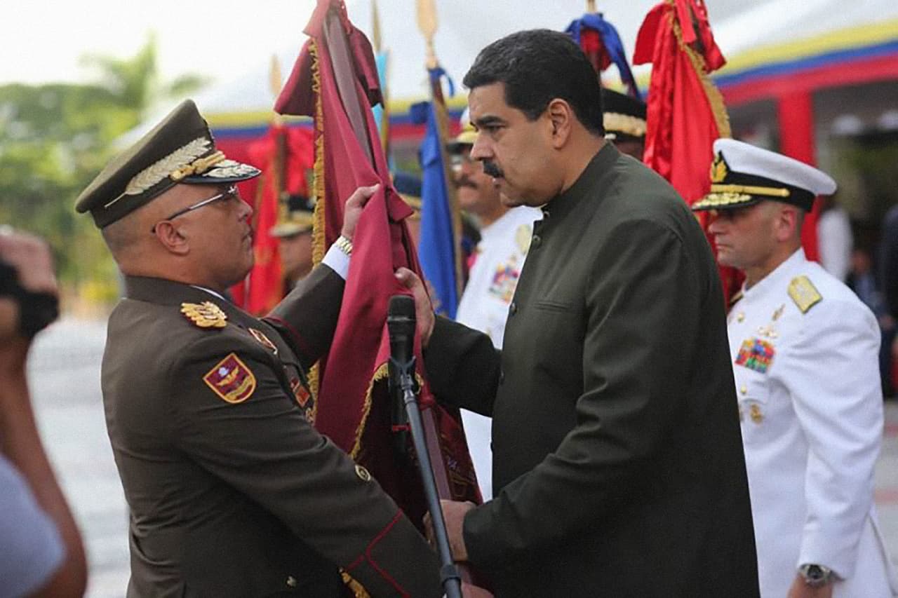 The Commander General of Venezuela's Bolivarian National Guard,
<b> Sergio Rivero Marcano.</b>