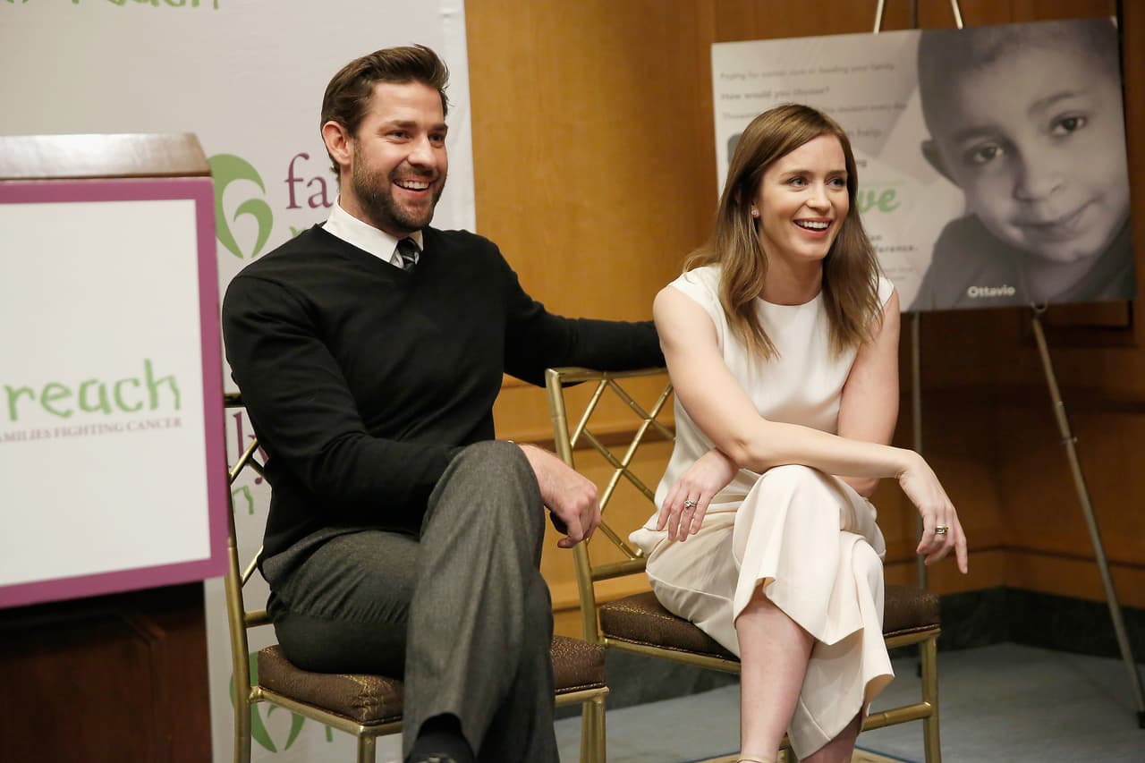 John Krasinski y Emily Blunt
