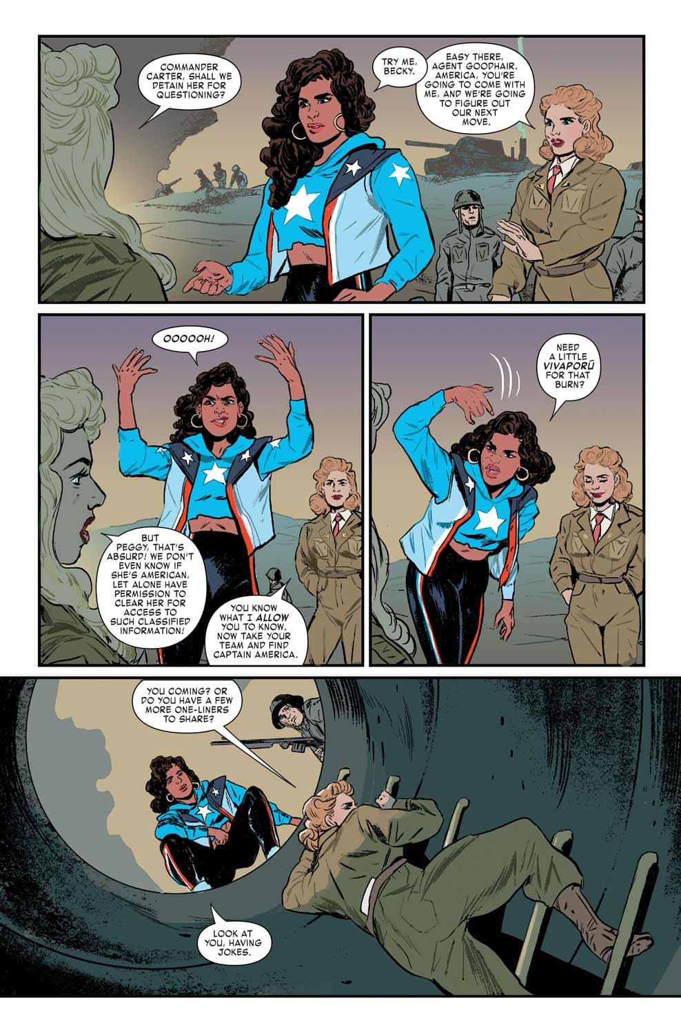 America es el primer libro de comic de Marvel protagonizado por una latina.