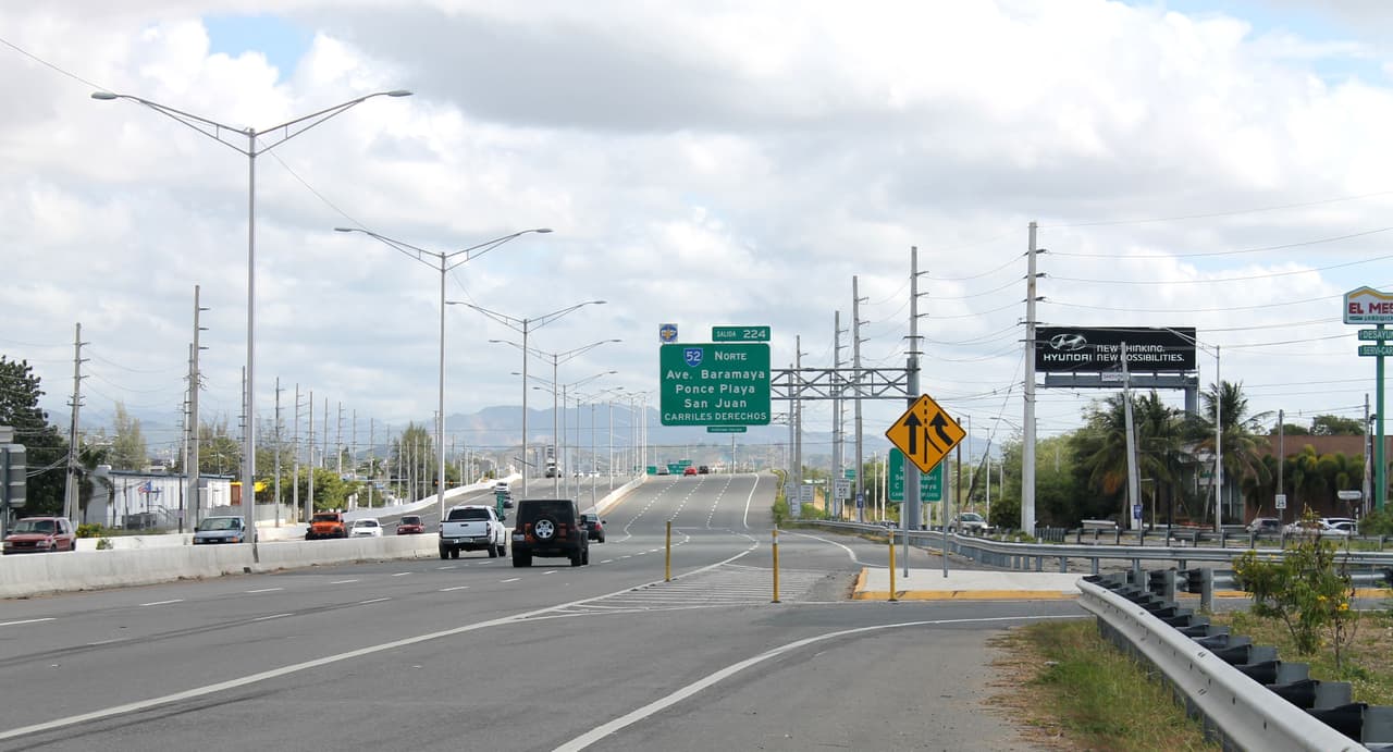 Ordenan el cierre inmediato del tramo de la PR-52 por fallas estructurales