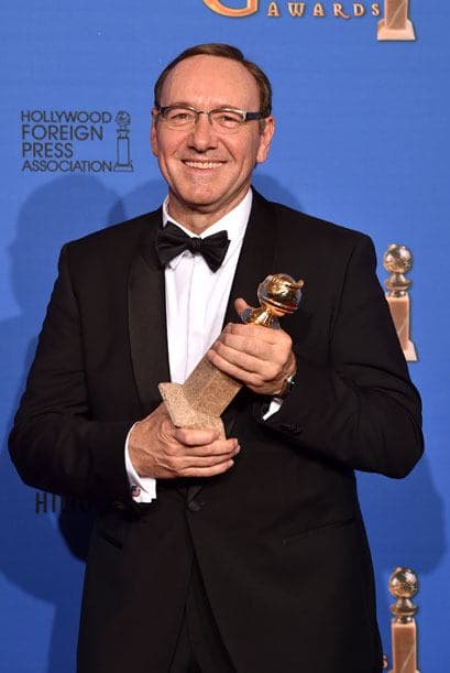 Kevin Spacey fue nombrado Mejor Actor en Drama - TV por 'House of Cards'.