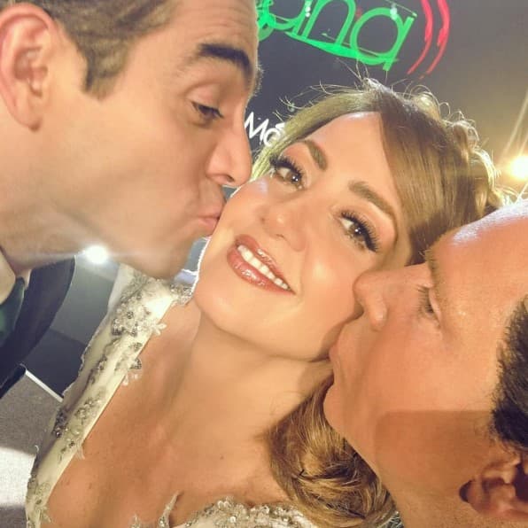 Andre Legarreta: "Son lo MÁXIMO!!! Los adoro!! Reynaldo Rossano y Omar Chaparro" (Septiembre 15, 2016).