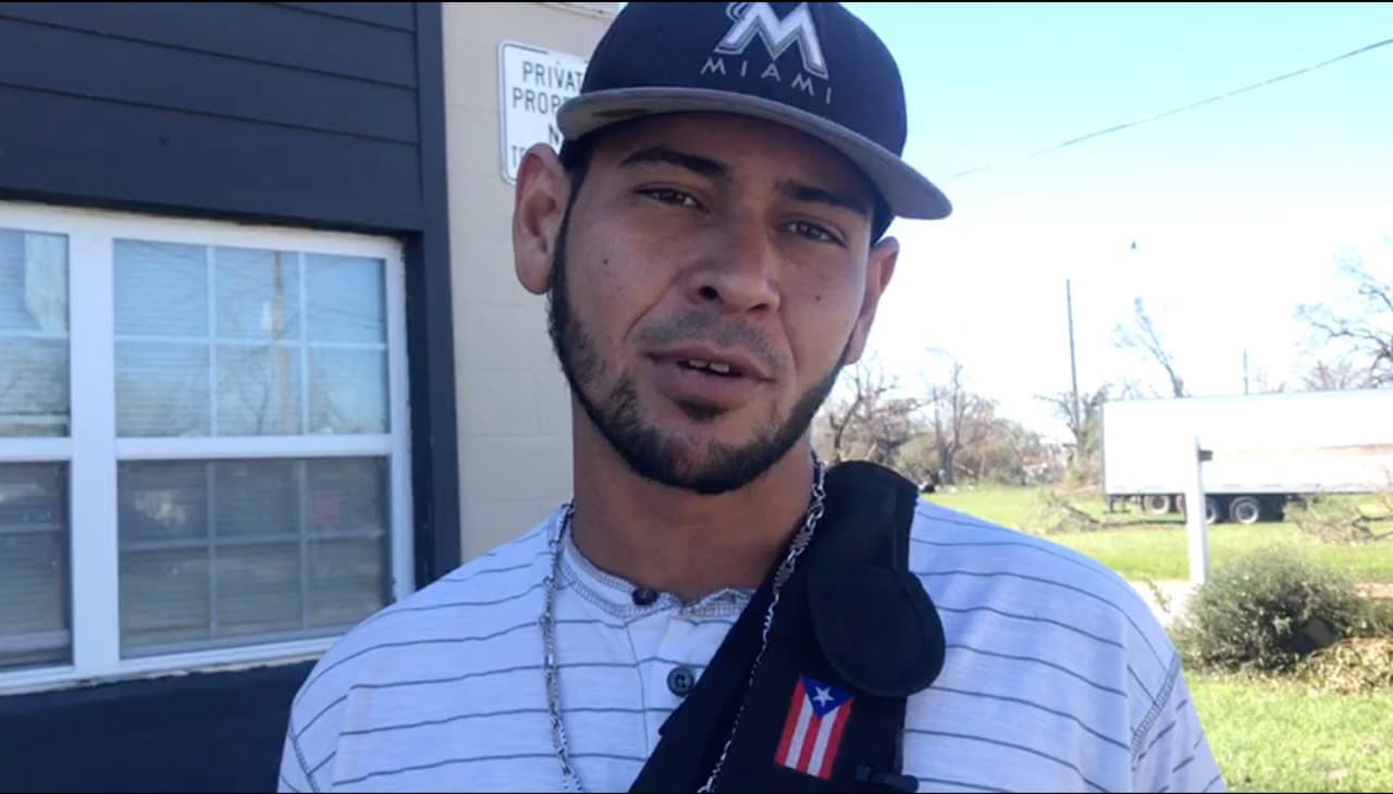 "Del cielo volví al infierno": este puertorriqueño sobrevivió a María y ahora a Michael