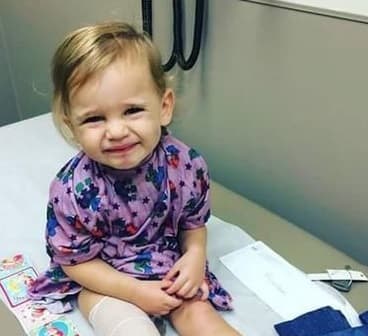 Laila Marie, de 2 años.