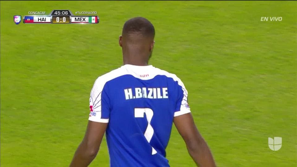 Tiro desviado de Herve Bazile