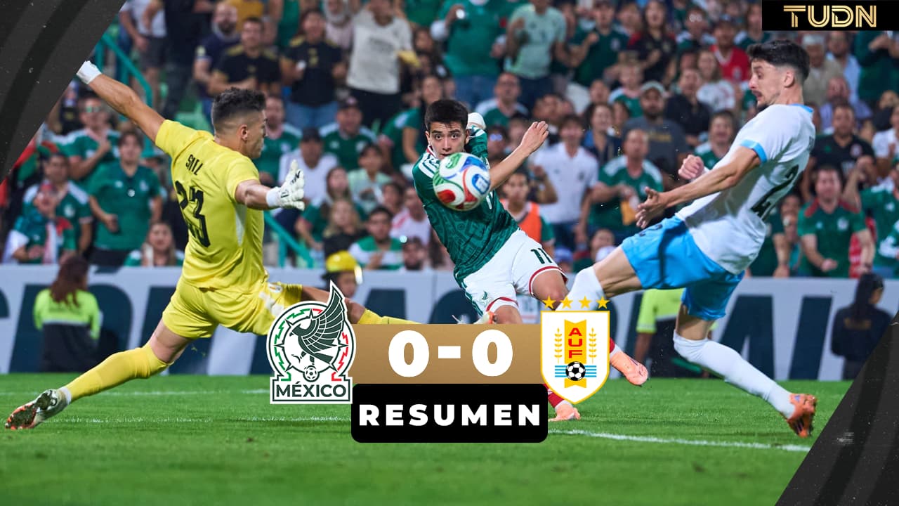 ¿En crisis? México empata vs. Uruguay y no gana desde la Copa Oro